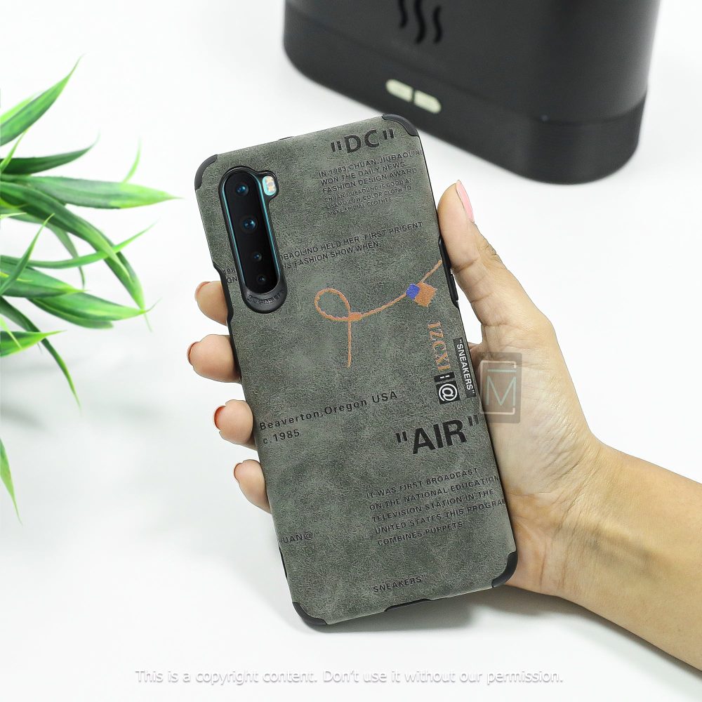 Sneaker Label Leather Edge Case OnePlus6