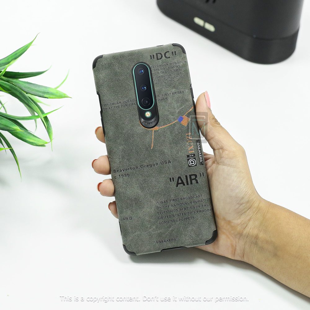 Sneaker Label Leather Edge Case OnePlus7