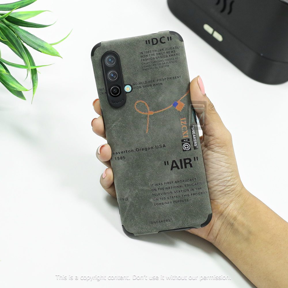 Sneaker Label Leather Edge Case OnePlus9